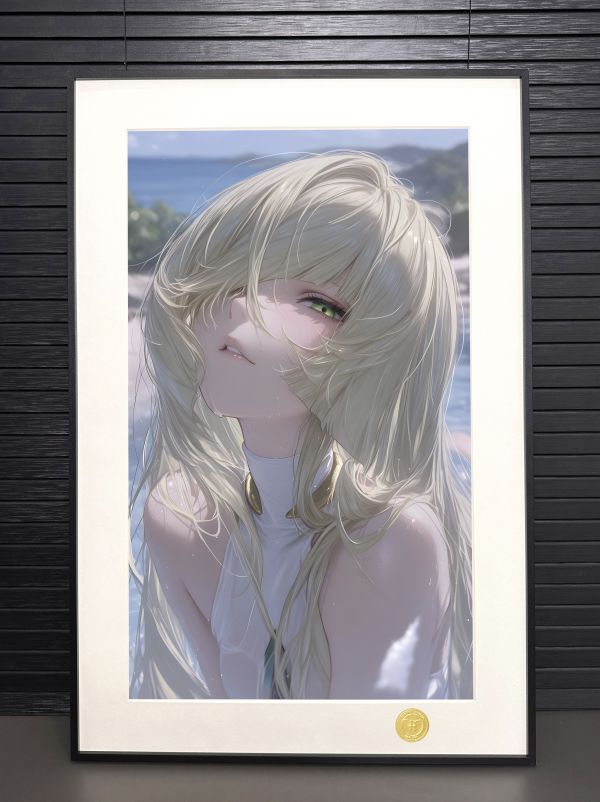 H2工作室《露莎米奈》寶可夢太陽月亮任天堂裝飾畫 