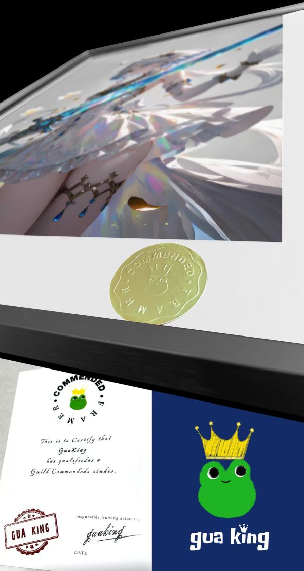 皇呱 《芙寧娜》原神水神楓丹塵世七執政裝飾畫 