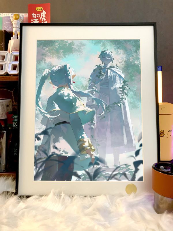 星空《辛美爾雕像》葬送的芙莉蓮Himmel裝飾畫 