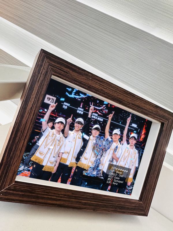 千鳥社《T1 第六冠 擺臺》2025英雄聯盟全球總決賽冠軍擺臺 