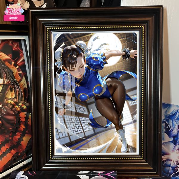 阿喵畫社 春麗擺臺 