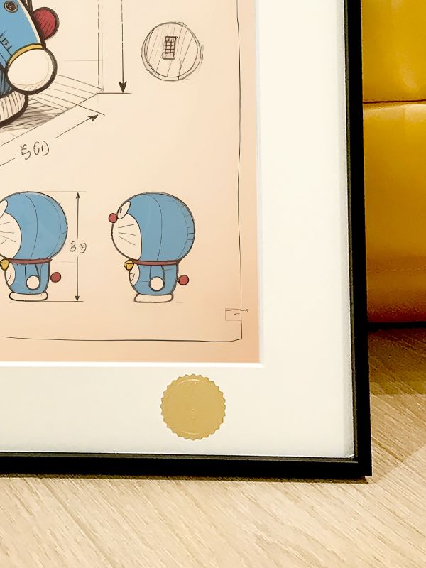 星空《哆啦A夢設計稿》Doraemon叮噹貓大雄裝飾畫 