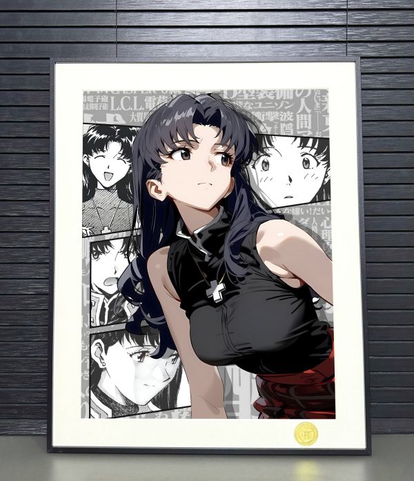 H2工作室 《葛城美里》新世紀福音戰士EVA裝飾畫 