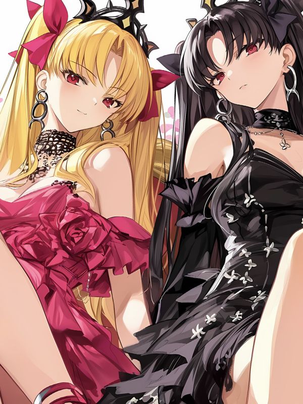 星空《雙色遠阪凜》紅色惡魔Fate/stay night裝飾畫 