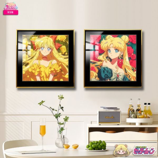 阿喵畫社 美少女戰士宮格套組超清裝飾畫 