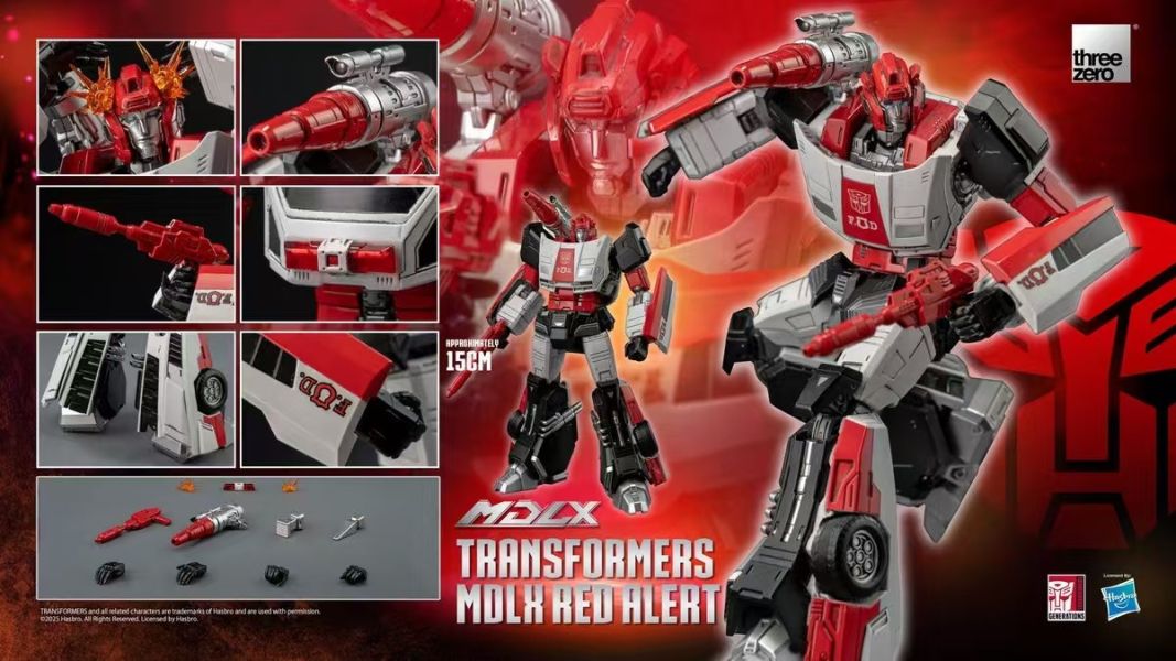 Threezero 15cm MDLX 變形金剛 Red Alert 紅色警報 