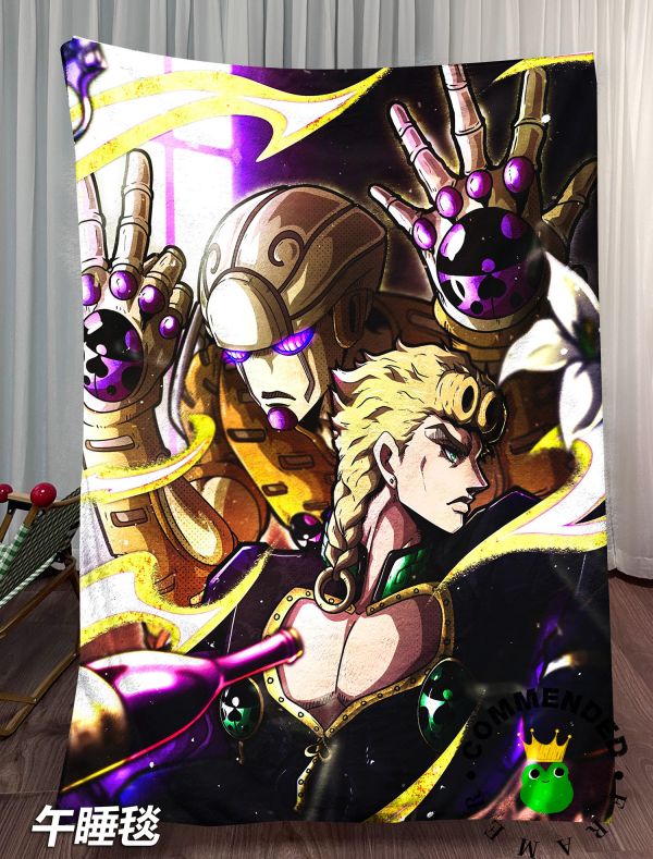 皇呱《5代jojo》JOJO的奇妙冒險喬魯諾·喬巴拿黃金體驗裝飾畫 