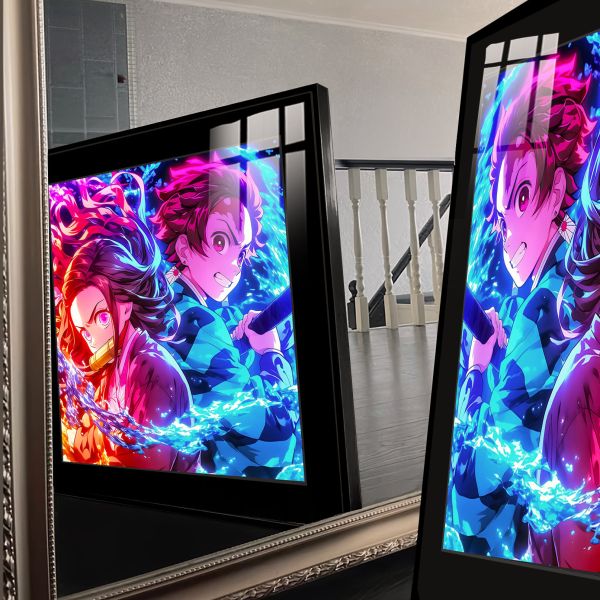 JUZI橘子工作室 炭治郎與禰豆子裝飾畫 