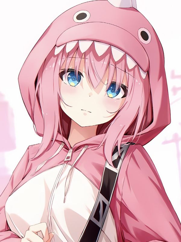 星空《粉色波奇醬》孤獨搖滾後藤獨後藤一里裝飾畫 