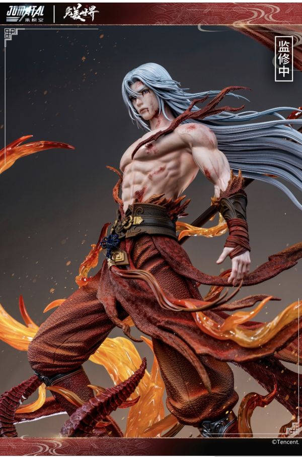 正版授權 集模堂jomatal×騰訊視頻《完美世界》-紅衣石昊雕像 