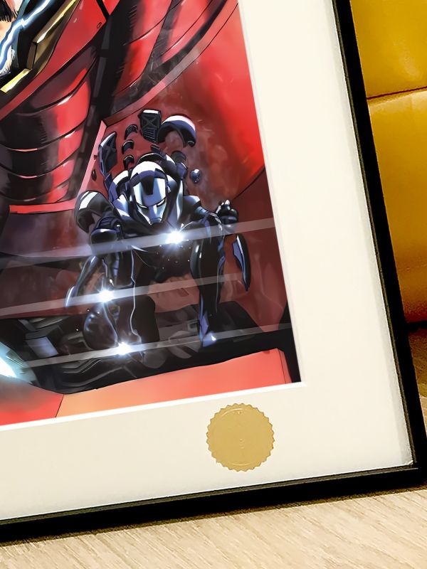 星空 《託尼斯塔克》鋼鐵俠漫威動漫二次元裝飾畫 