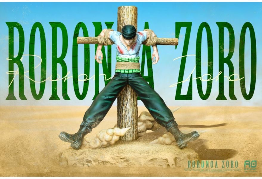 AO STUDIO 海賊系列 最初的啓航 索隆RORONOA ZORO雕像 