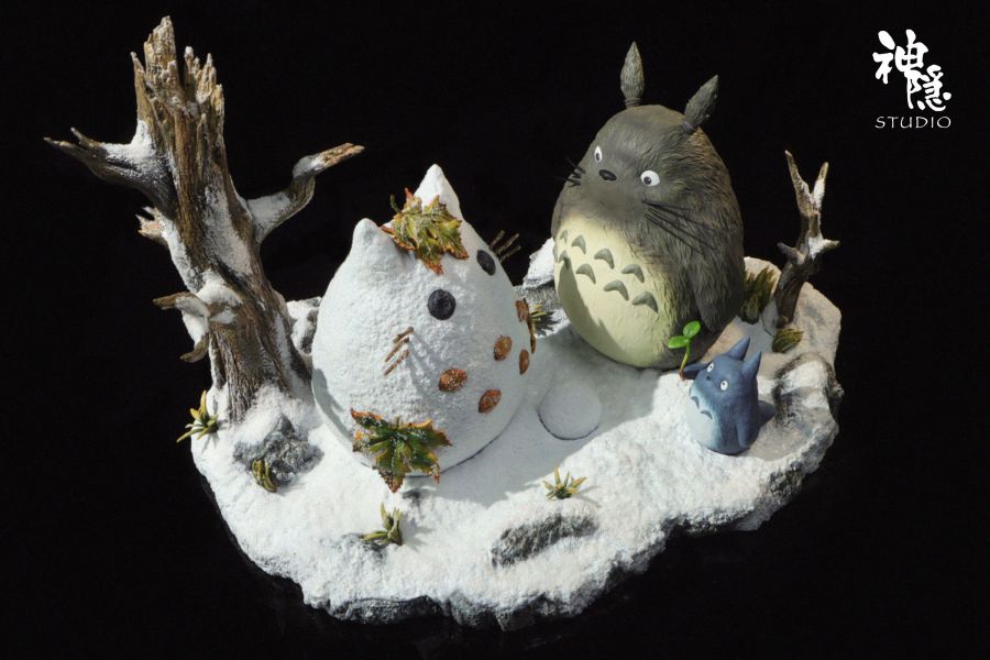 【現貨】神隱工作室 遇見系列龍貓 雪地中的嬉戲 