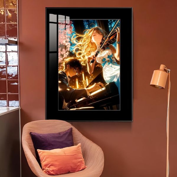 JUZI橘子工作室 天作之合 四月是你的謊言 裝飾畫 