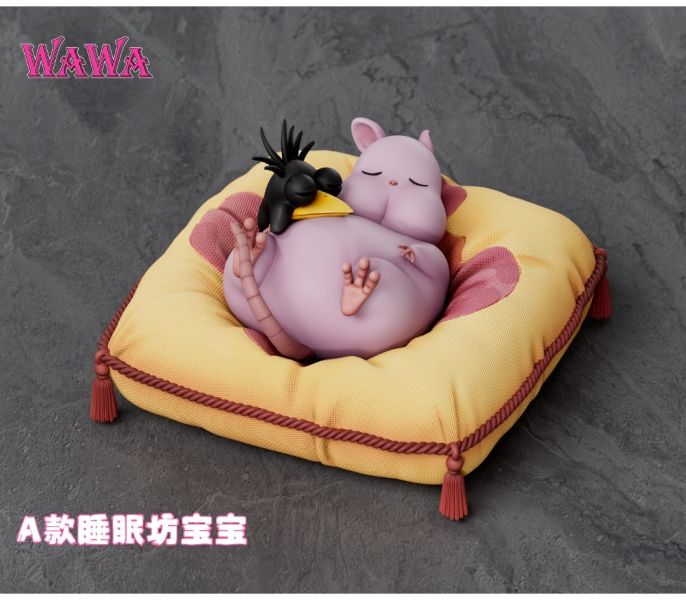 wawa工作室 宮崎駿桌面小擺件系類 睡眠/傲嬌坊寶寶 