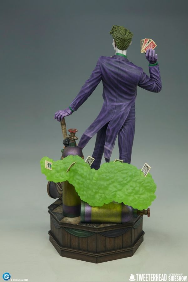 正版授權 Sideshow×Tweeterhead 61cm DC反派 The Joker 小丑 