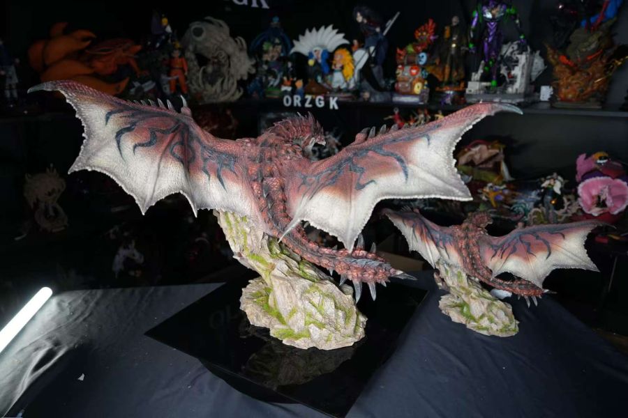 DragonFrontierStudio 怪物獵人雄火龍大尺寸版 