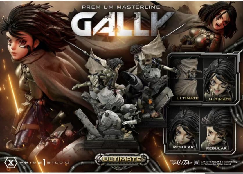 正版授權 Prime 1 Studio UT版 1/4漫畫 銃夢 戰鬥天使 Gally 凱麗 