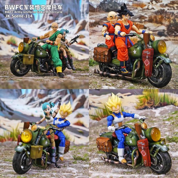 Jacksdo DB扉頁載具-軍裝摩托車 