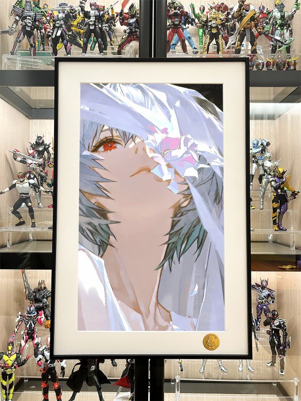 星空《白色綾波麗》EVA初號機新世紀福音戰士裝飾畫 