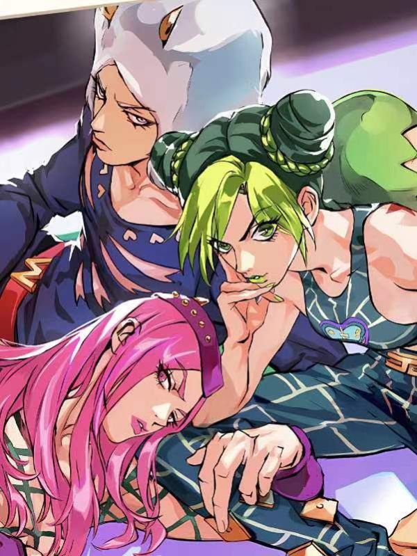 星空《jojo石之海》空條徐倫FF天氣預報納魯西索承太郎裝飾畫 
