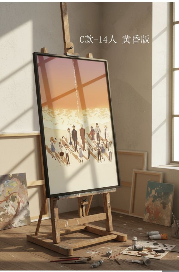 千鳥社 《EVA劇場版海報 三版本》新世紀福音戰士海報裝飾畫 