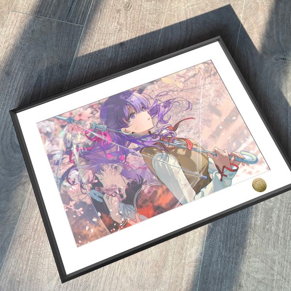 皇呱《櫻花間桐櫻》Fate穗羣原學園一年級生小學妹裝飾畫 