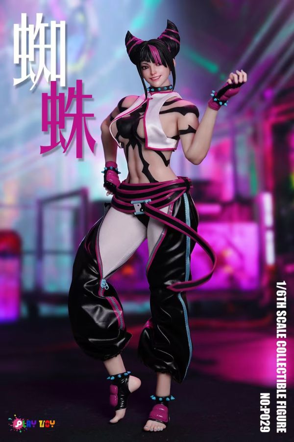 正版授權 PLAY TOY 1/6 蜘蛛女特工6代 