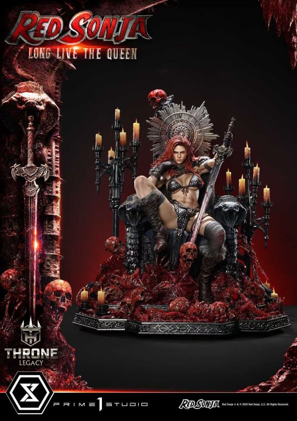 正版授權 Prime 1 Statue 1/3 傳世王座 女王神劍 紅髮索尼婭 女王萬歲 