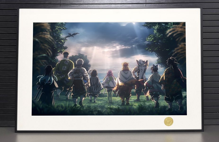 H2工作室《背影九柱》鬼滅之刃裝飾畫 