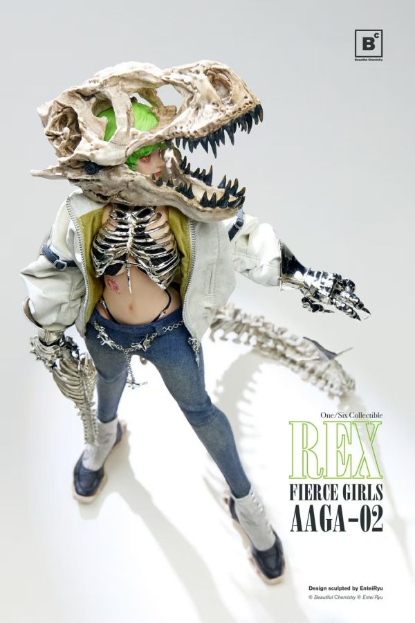 正版授權 Beautiful Chemistry×Entei Ryu 1/6 兇猛少女系列 僱傭槍兵 Rex雷克斯 