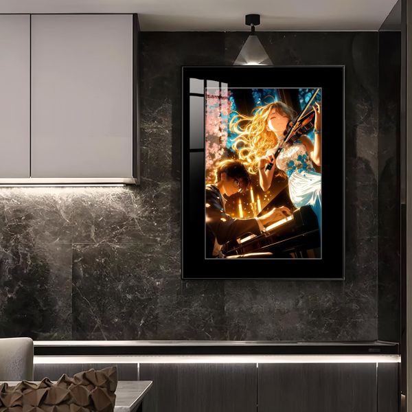 JUZI橘子工作室 天作之合 四月是你的謊言 裝飾畫 