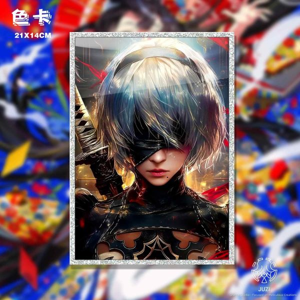 JUZI橘子工作室 戰損2b 裝飾畫 