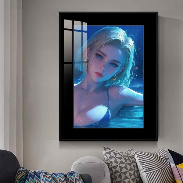 JUZI橘子工作室 月光：人造人18號裝飾畫 