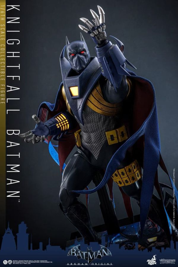 正版授權 HOTTOYS HT 1/6 VGM74《蝙蝠俠：阿卡姆起源》 騎士隕落蝙蝠俠 可動 