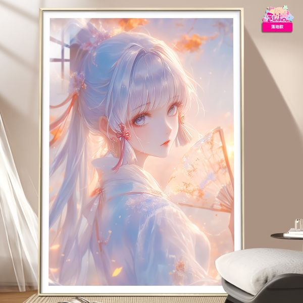 阿喵畫社 晨曦神裡綾華 《原神》8k超清裝飾畫 