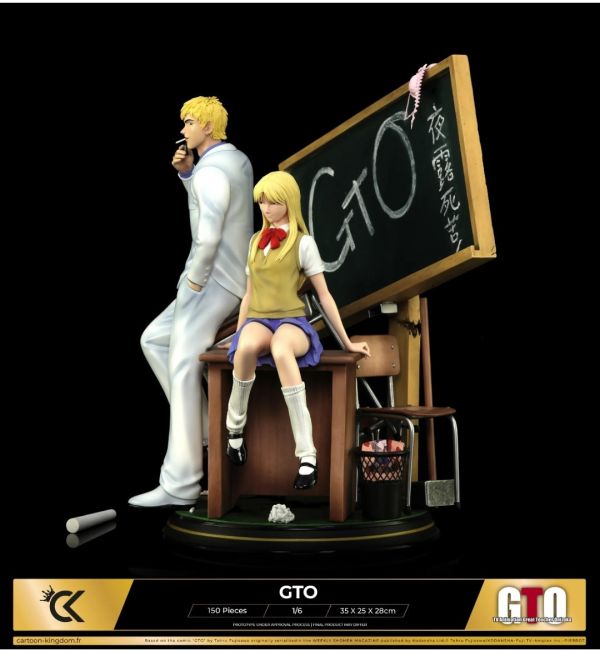 正版授權 Cartoon Kingdom（CK） 麻辣教師 GTO 鬼冢英吉 1/6雕像 