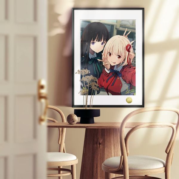 皇呱 《特工少女 LYCORIS》莉可麗絲錦木千束井之上瀧奈裝飾畫 