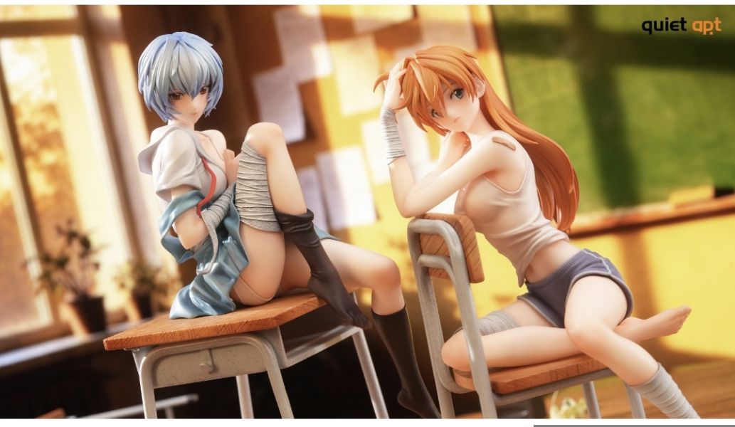 Quiet Art 桌面系列 Eva 凌波麗＆明日香 