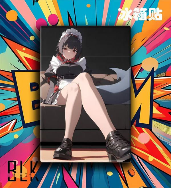 巴洛克 鯊魚妹艾蓮喬Ellen Joe絕區零裝飾畫/冰箱貼 