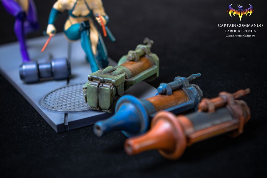 Toys Evolution 經典街機遊戲《名將》收關第五款 電叉女 CAROL&BRENDA 
