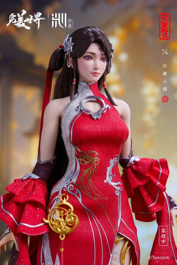 正版授權 靈沁 《完美世界》動畫火靈兒 1/6可動人偶 