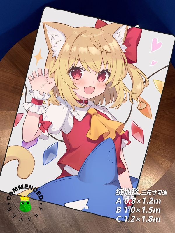 皇呱《貓耳芙蘭》東方紅魔鄉超過495歲的吸血鬼裝飾畫 