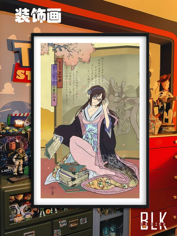 巴洛克《浮世繪系列EVA》新世紀福音戰士裝飾畫 