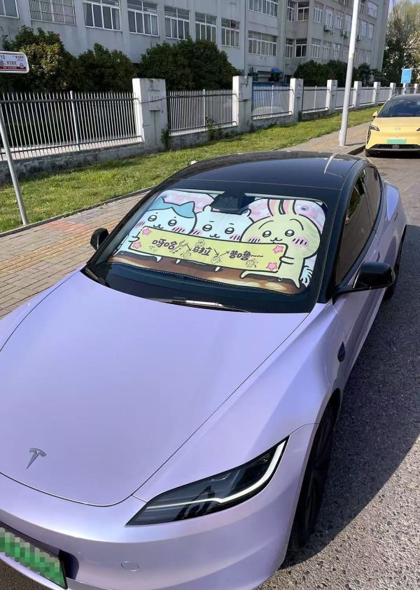 千鳥社 《吉伊卡哇》哈奇小八烏薩奇二次元可愛汽車前擋遮陽防曬（可定製） 