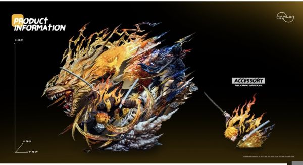 Hamlet工作室 鬼滅 火雷神 限量雕像 