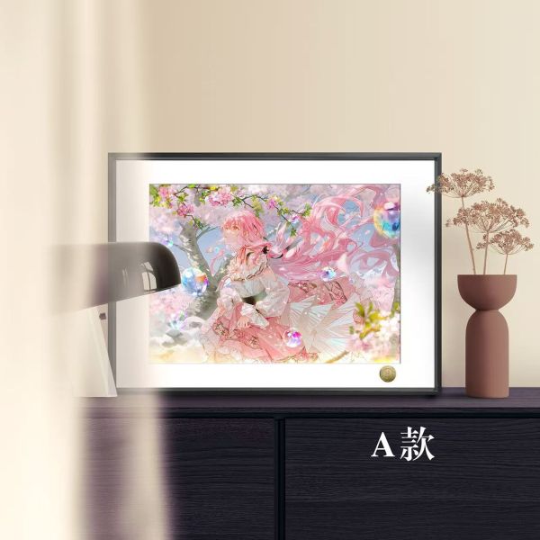 皇呱 《無限暖暖》蘇暖暖NfinityNikki無限暖暖粉色少女裝飾畫 