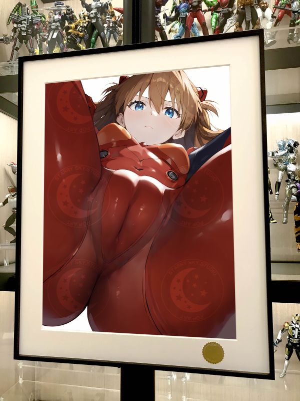 星空工作室 《惣流·明日香》新世紀福音戰士EVA2號機裝飾畫 