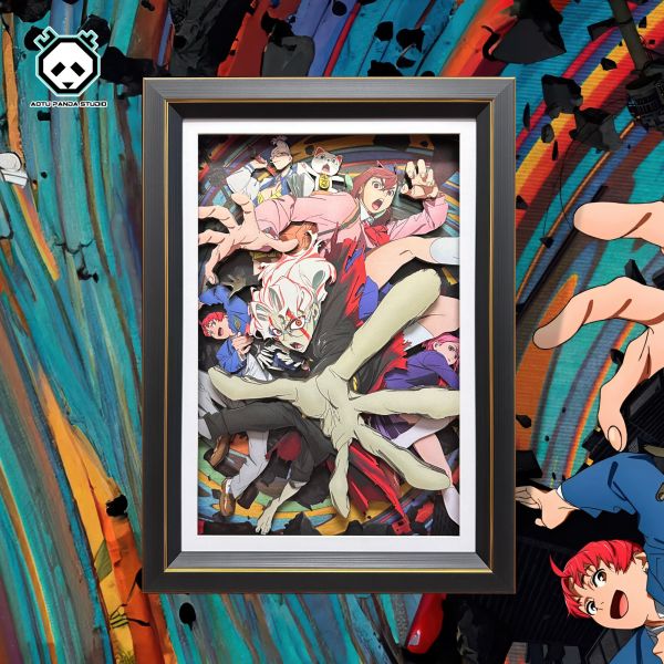 凹凸PANDA 當噠當膽大黨綾瀨桃高倉健星子愛羅紙藝立體畫 