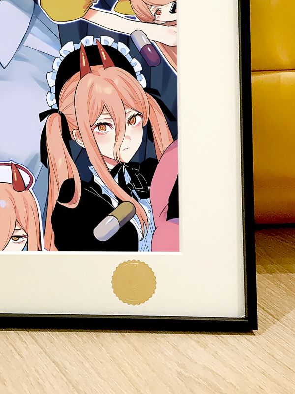 星空《百變帕瓦》電鋸人瑪奇瑪power早川秋電次蕾塞篇裝飾畫 